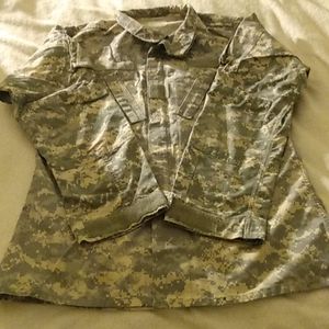 ARMY CAMO MED/LONG SHIRT